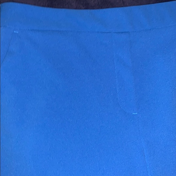 Blue High Rise Cropped Pants - Picture 3 of 4